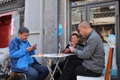 Joueurs de cartes a Pekin