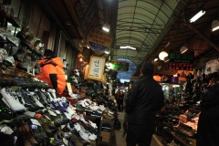 Rue couverte du marche aux chaussures de Dongdaemun
