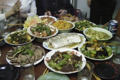 New year dinner in Jixi