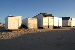 Cabines sur la plage de Calais